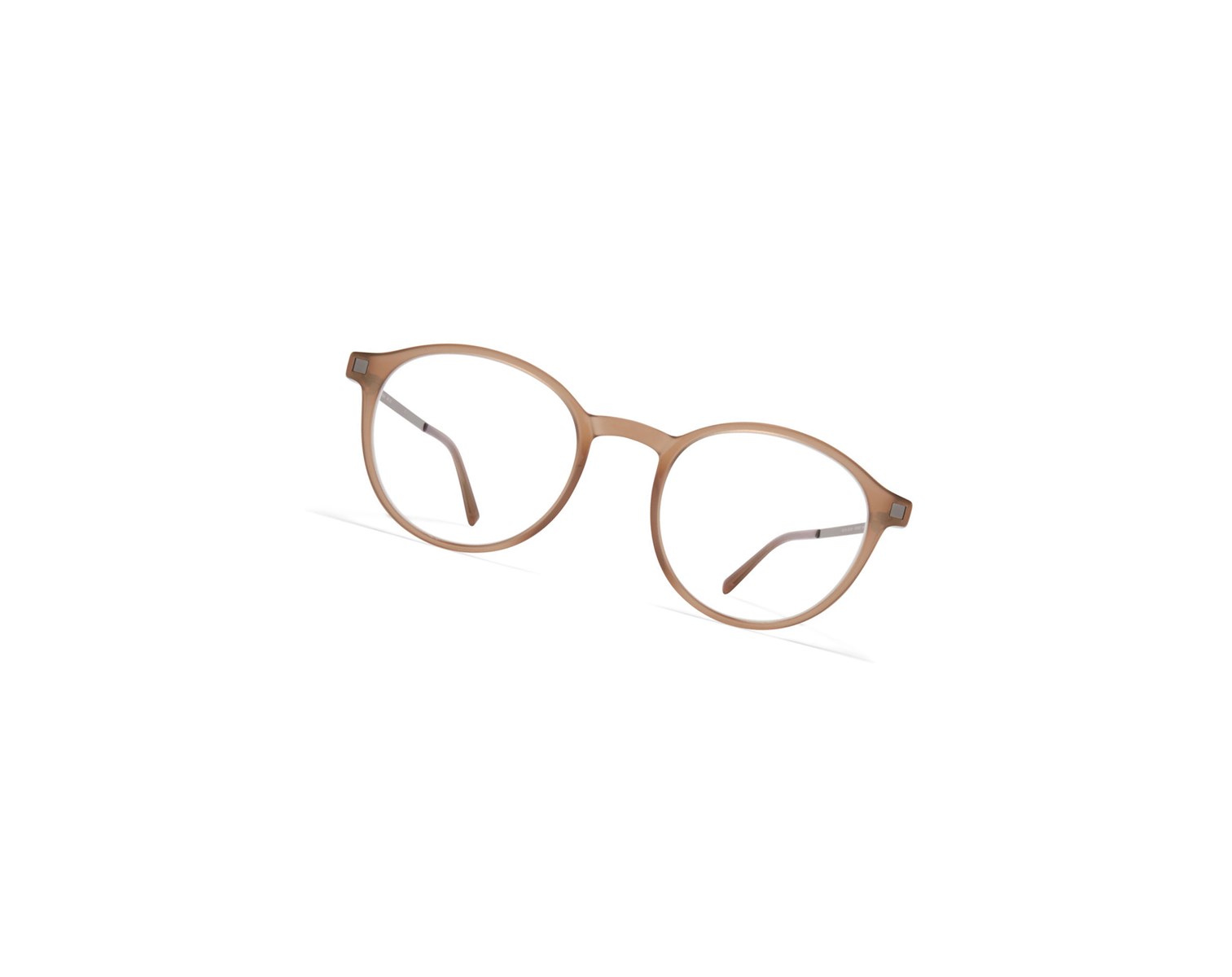 Glasses Mykita Lite Acetate Yaska Optical Frame C5 Taupe/Shiny Graphite / Clear | 76801-WFZV