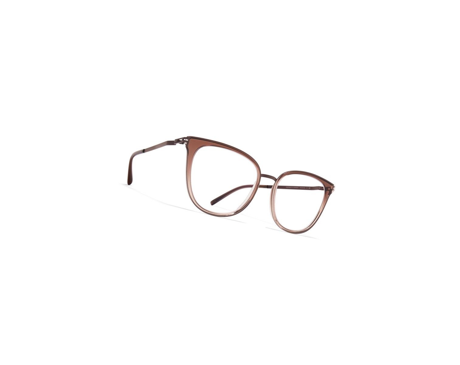 Glasses Mykita Lite Annika Optical Frame A64 Mocca/Brown Gradient / Clear | 31920-YJKG