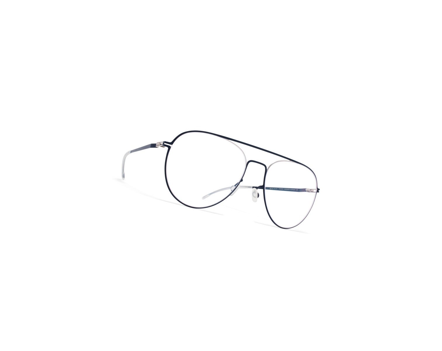 Glasses Mykita Lite Eero Optical Frame Silver/Navy / Clear | 15940-OIPF