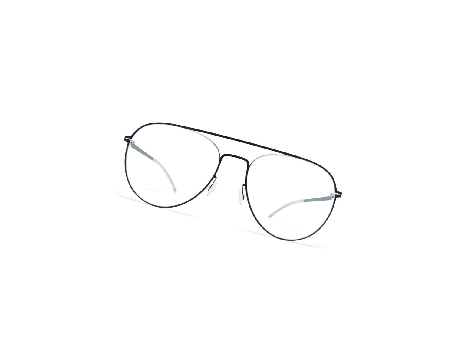 Glasses Mykita Lite Eero Optical Frame Silver/Navy / Clear | 15940-OIPF