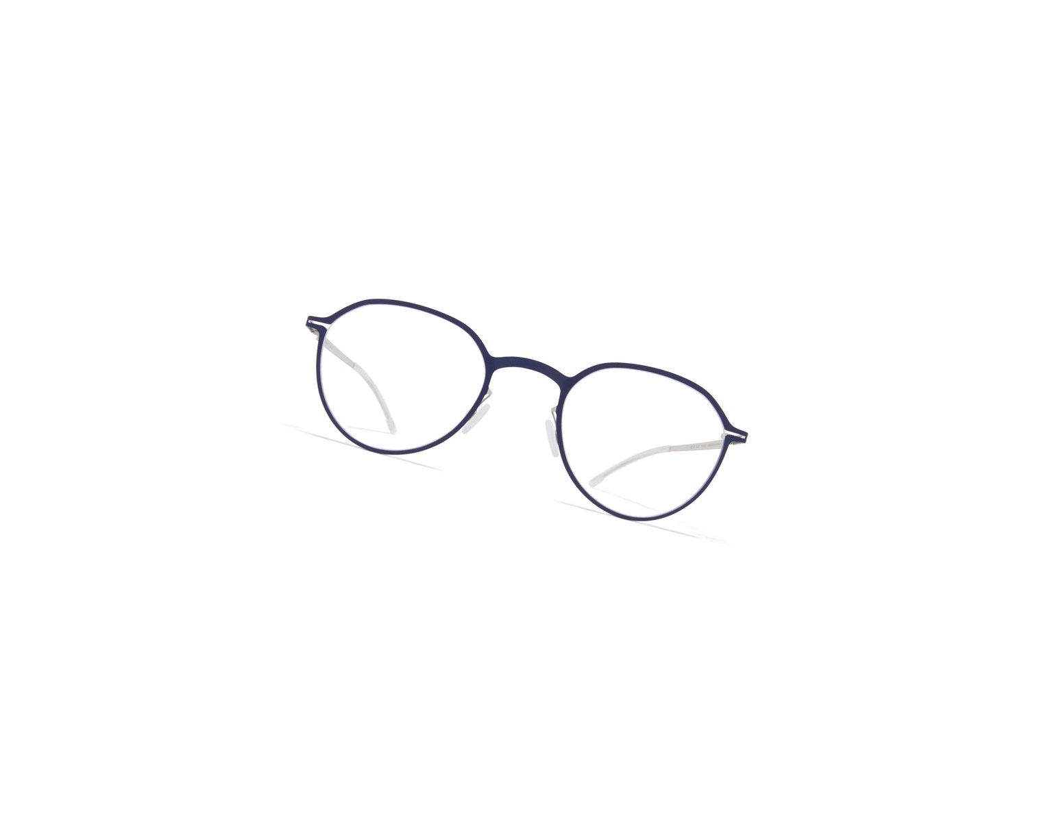 Glasses Mykita Lite Gunnarson Optical Frame Navy/Silver (Outside/Inside) / Clear | 37802-KSLJ