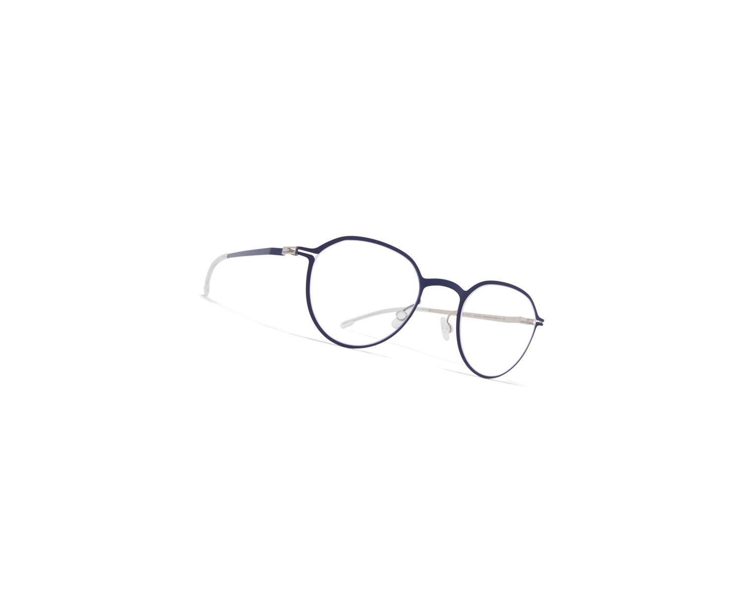 Glasses Mykita Lite Gunnarson Optical Frame Navy/Silver (Outside/Inside) / Clear | 42185-ITZB