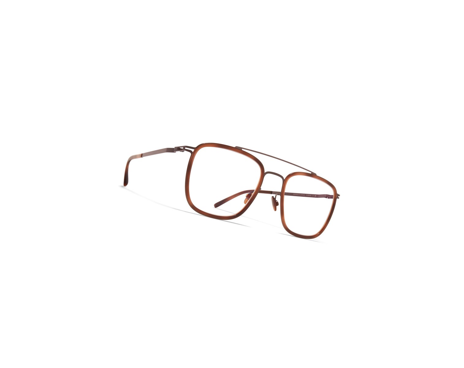 Glasses Mykita Lite Jeppe Optical Frame A47 Mocca/Zanzibar / Clear | 46893-FBXS