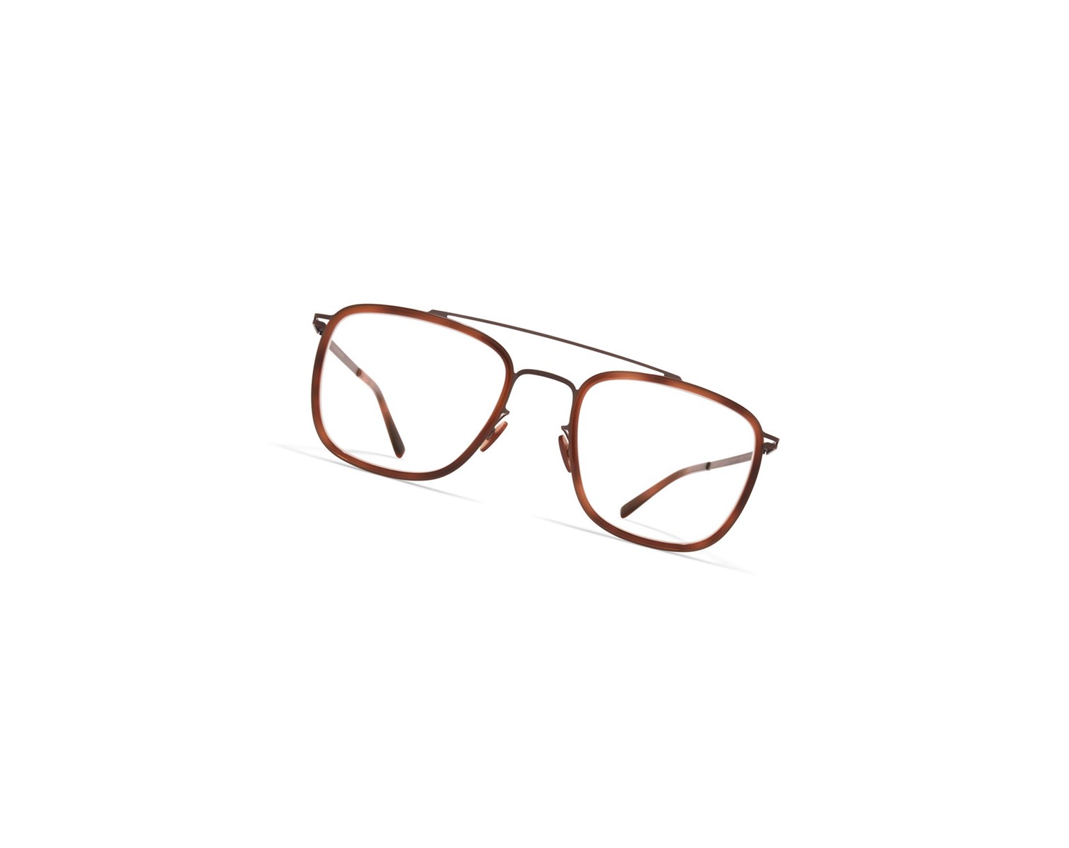Glasses Mykita Lite Jeppe Optical Frame A47 Mocca/Zanzibar / Clear | 46893-FBXS