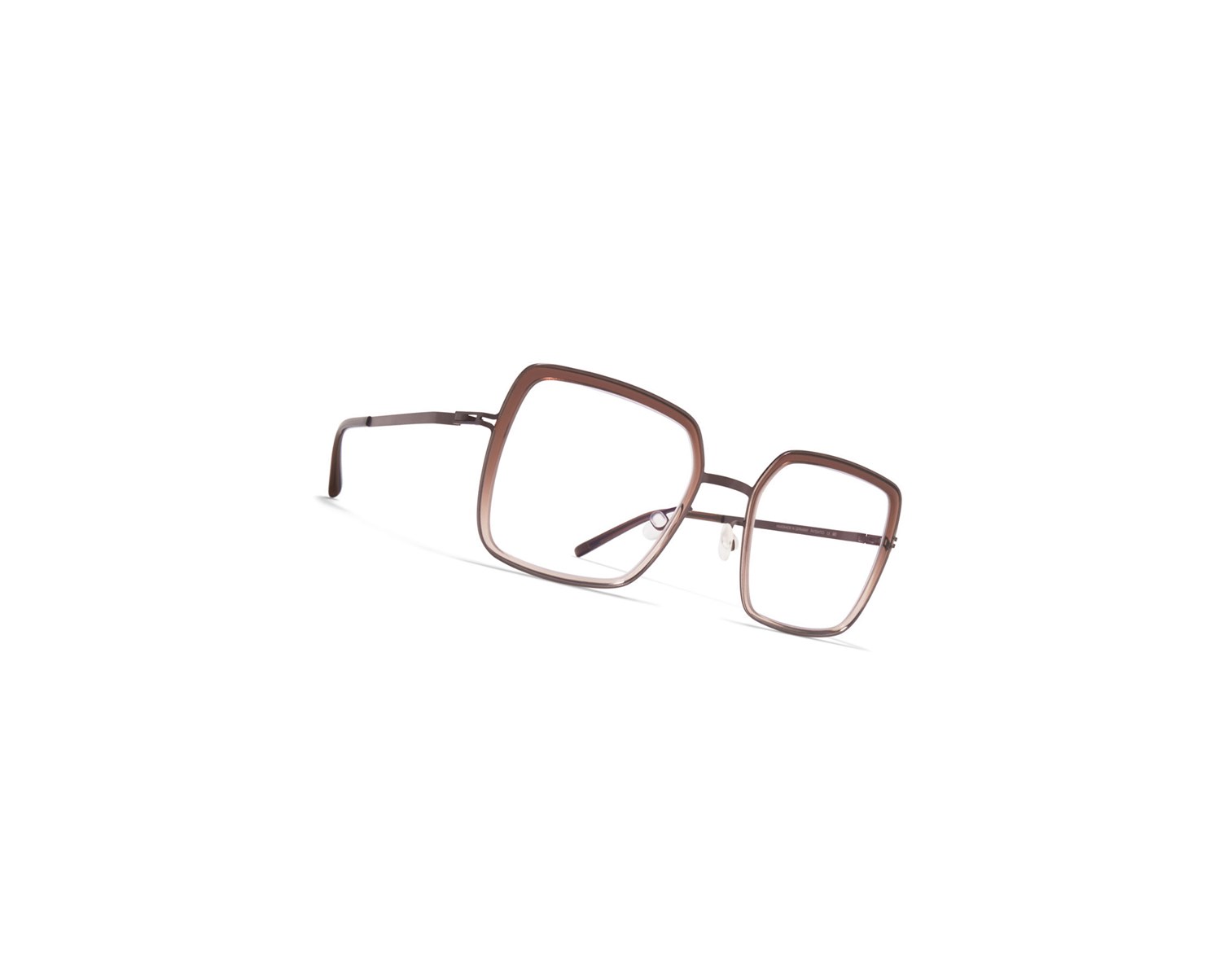 Glasses Mykita Lite / Layana A64 Mocca/Brown Gradient / Clear | 40126-IKJN