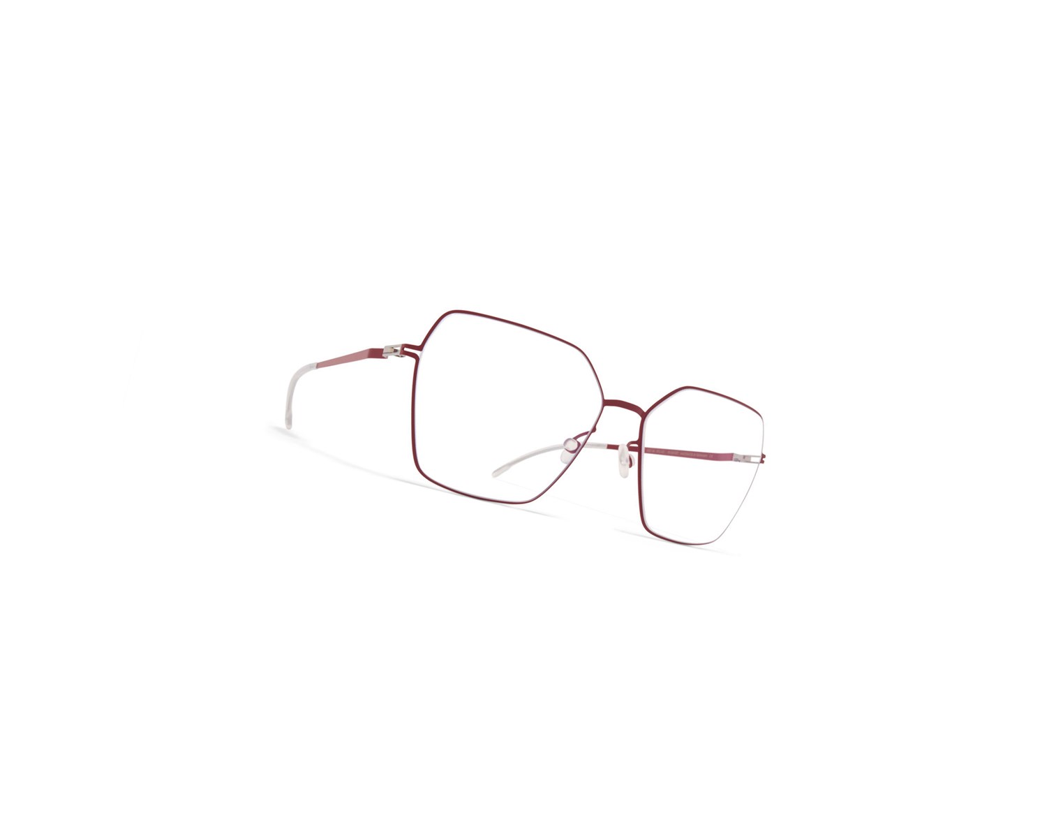 Glasses Mykita Lite Liva Optical Frame Cranberry / Clear | 62397-JDLI