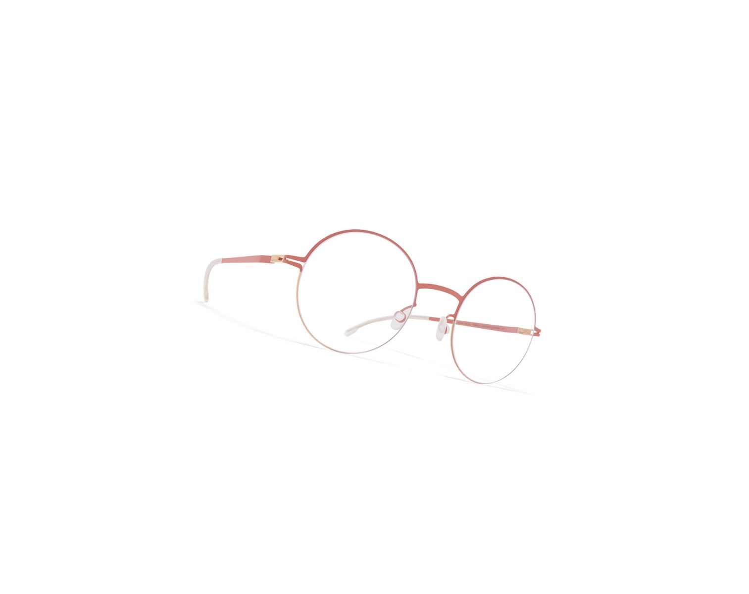 Glasses Mykita Lite Lotta Optical Frame Champagne Gold/Pink Clay / Clear | 93182-EMND