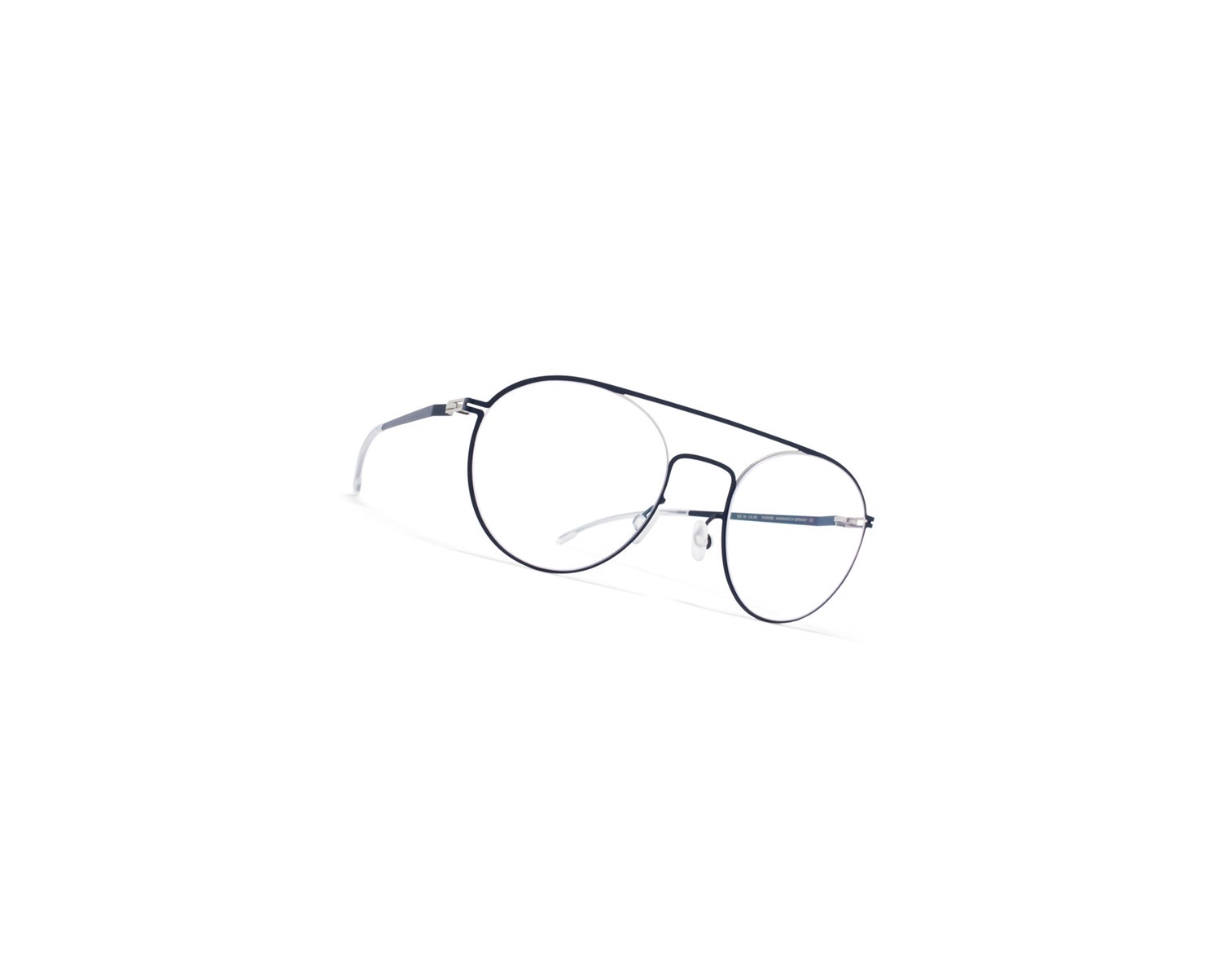 Glasses Mykita Lite Minttu Optical Frame Silver/Navy / Clear | 16805-VYZG