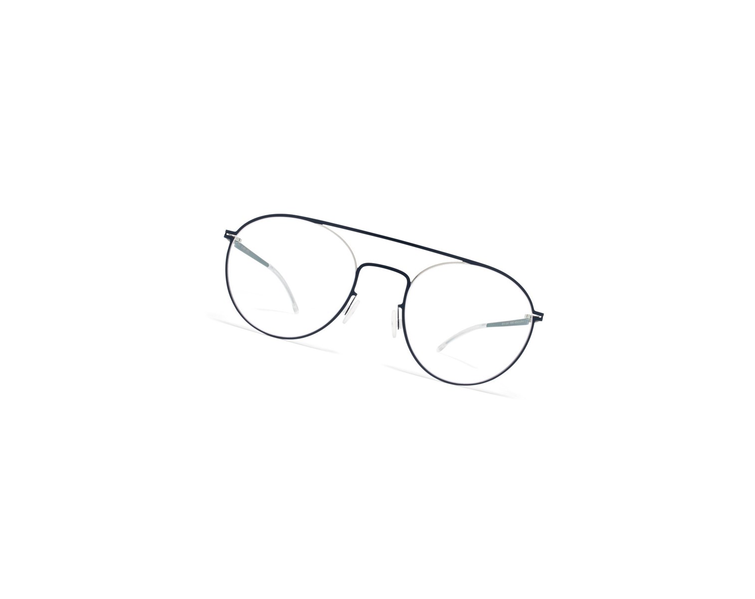 Glasses Mykita Lite Minttu Optical Frame Silver/Navy / Clear | 16805-VYZG