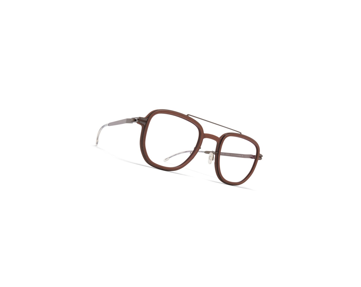 Glasses Mykita Mylon Alder Optical Frame MH64 Cashmere Grey/Shiny Graph / Clear | 83724-ZLWI