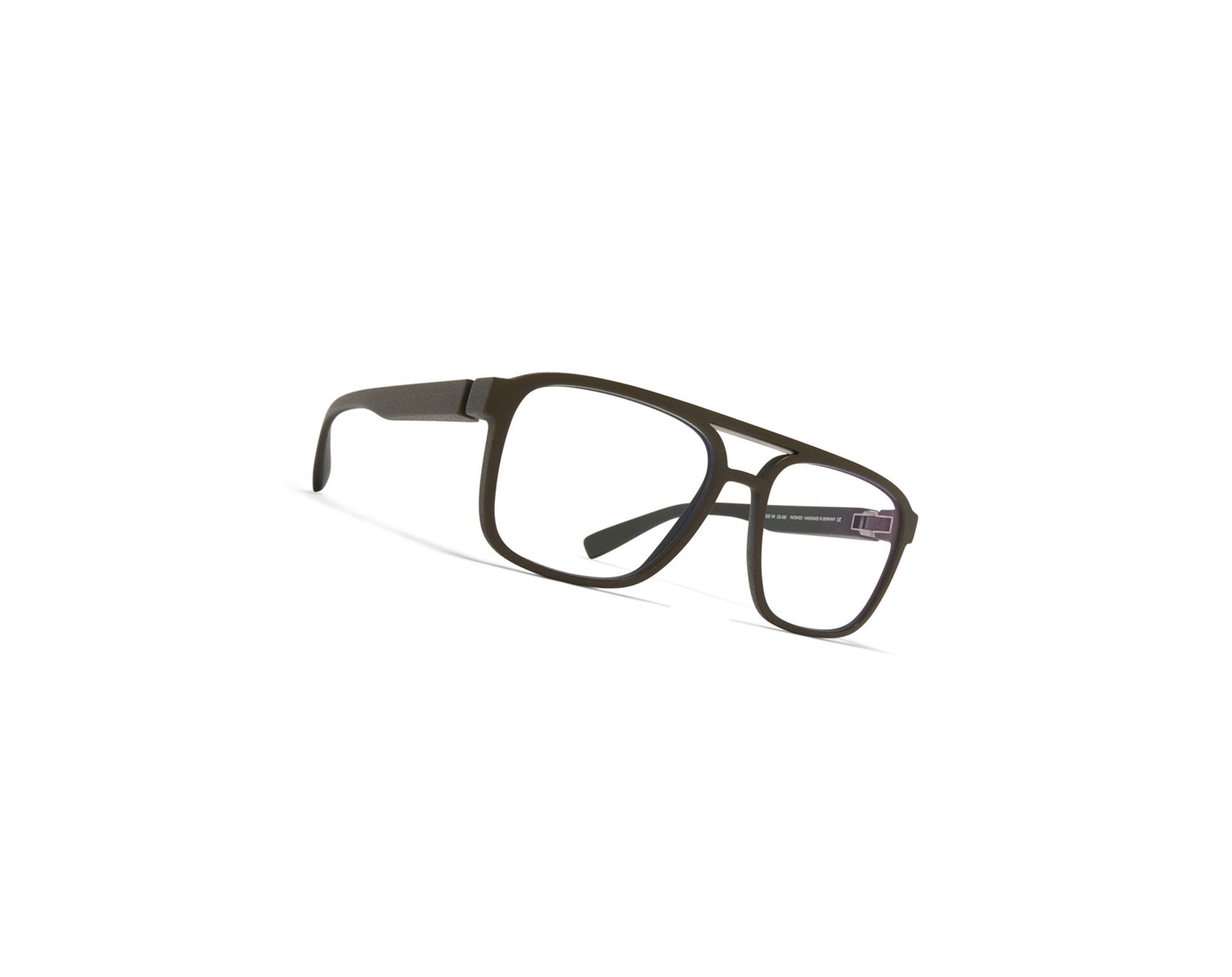 Glasses Mykita Mylon Cassini Optical Frame MMT11 Safari Green/Matte Silve / Clear | 94587-PNQD