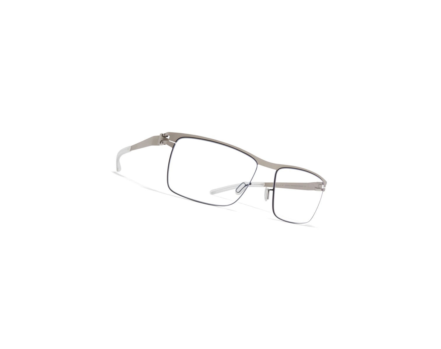 Glasses Mykita No1 Dalton Optical Frame Matte Silver/Black / Clear | 07945-MFTR