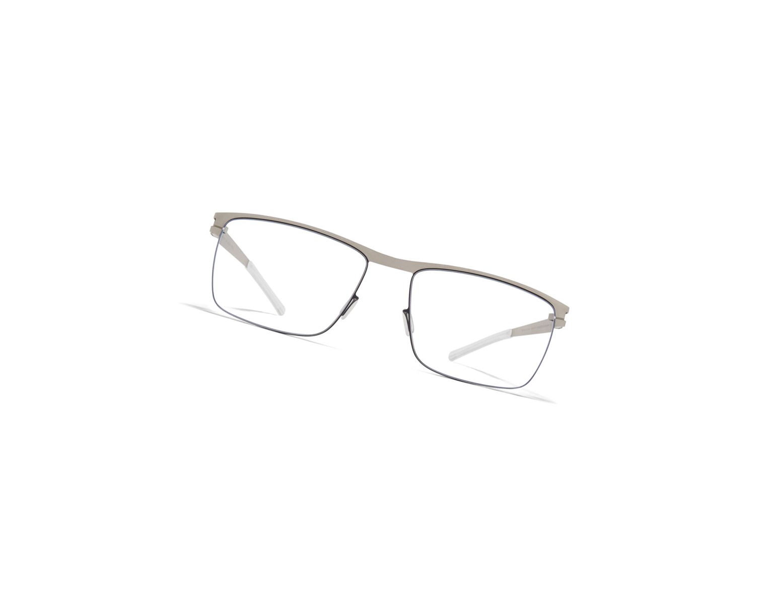 Glasses Mykita No1 Dalton Optical Frame Matte Silver/Black / Clear | 07945-MFTR