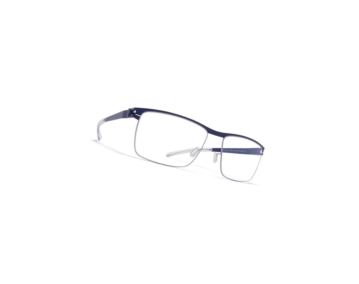 Glasses Mykita No1 Dalton Optical Frame Navy/Silver (Lacquer) / Clear | 64289-NISQ