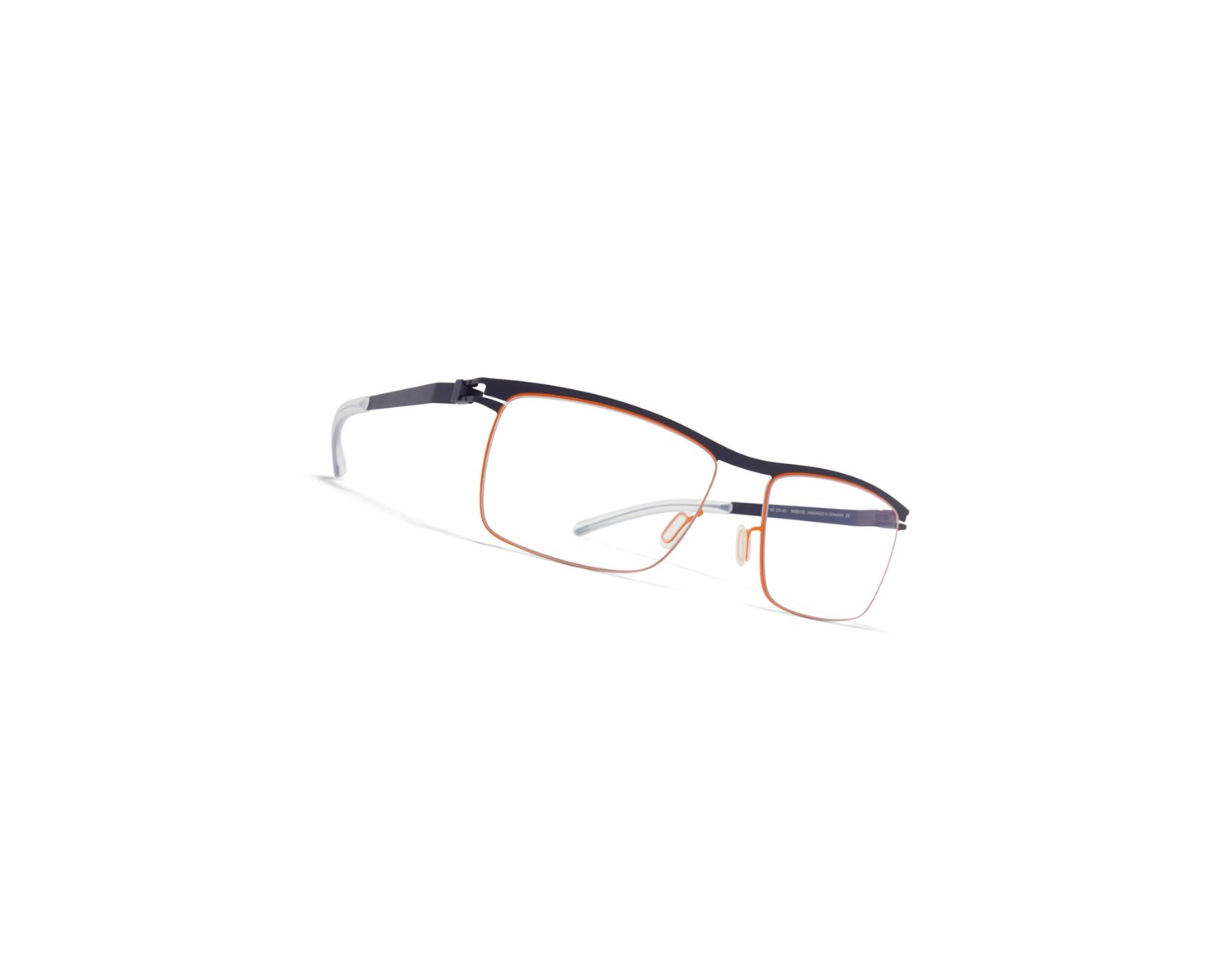 Glasses Mykita No1 Darcy Optical Frame Indigo/Orange / Clear | 26479-WXLK