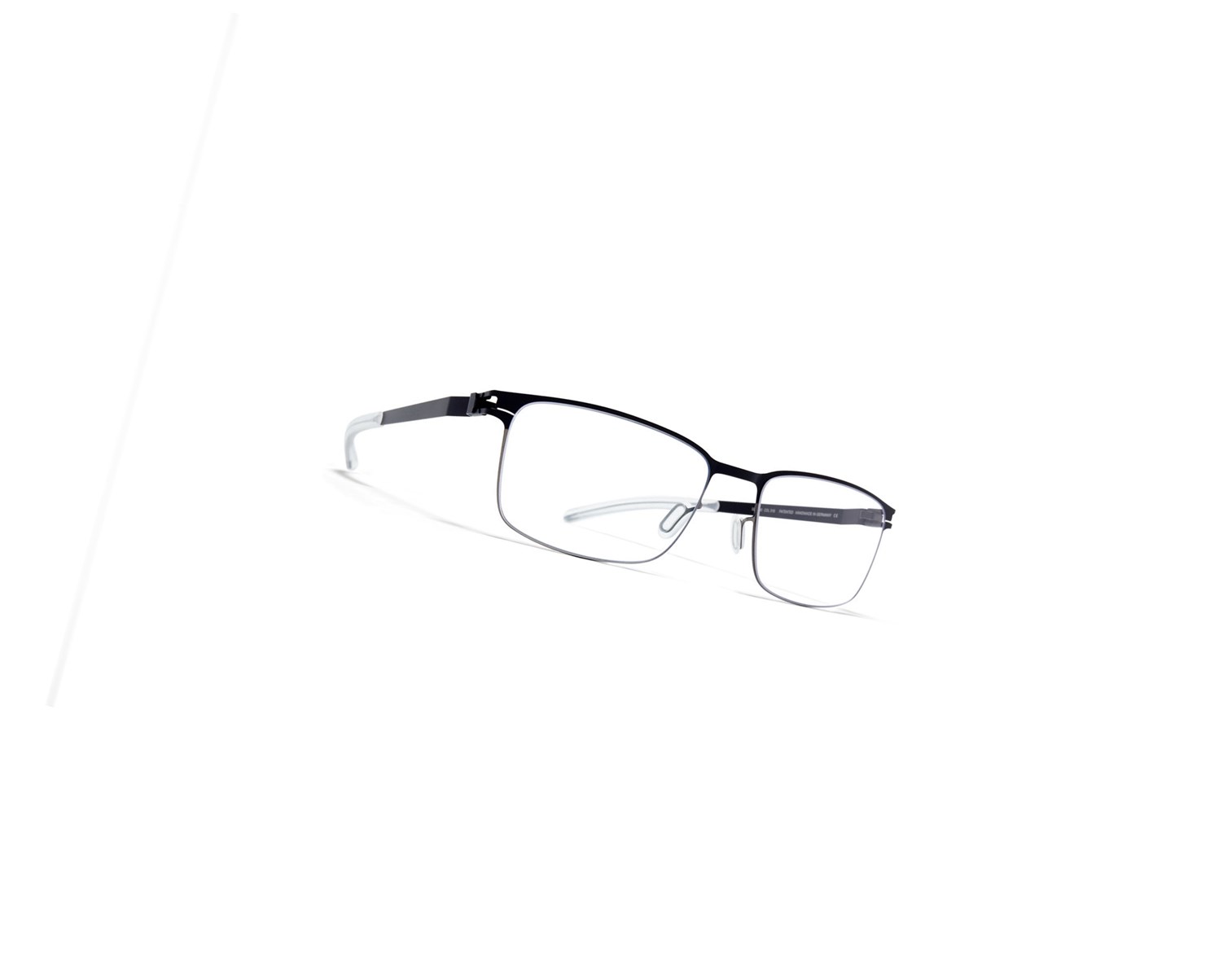 Glasses Mykita No1 Gerhard Optical Frame Silver/Black / Clear | 53849-IUAD