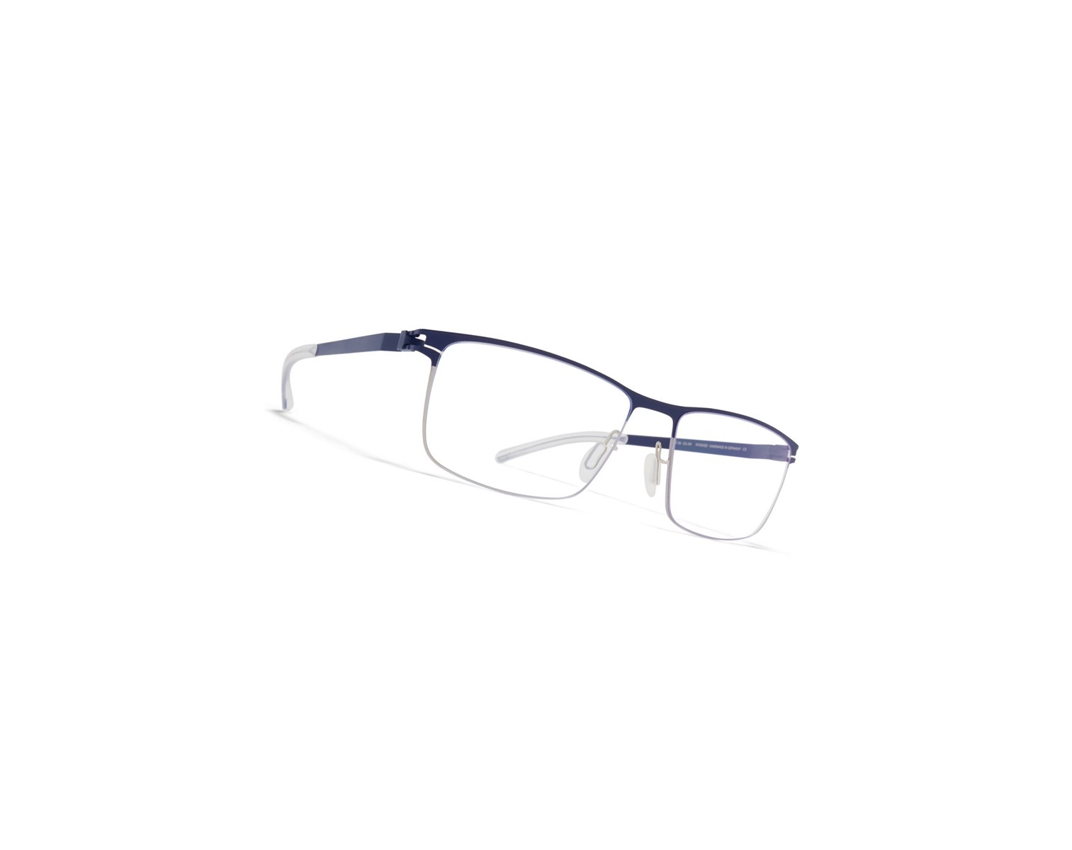 Glasses Mykita No1 Xander Optical Frame Silver/Navy / Clear | 38546-OFXE