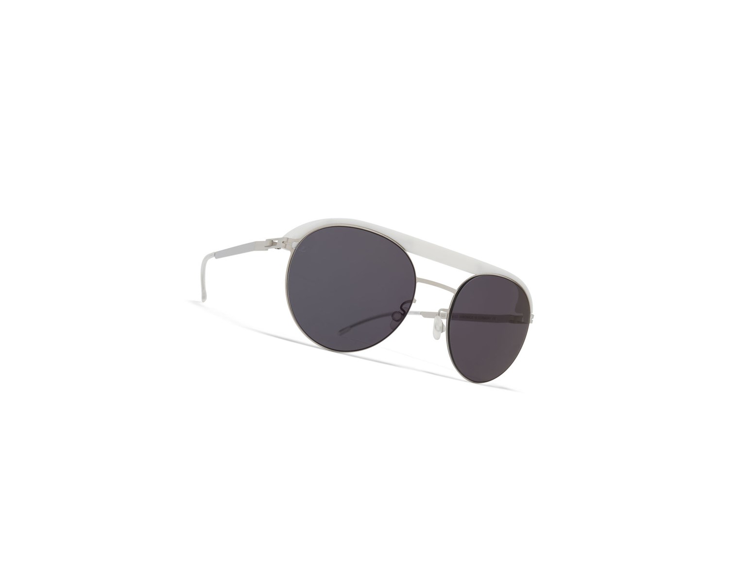 Lentes De Sol Mykita Leica Ml01 Plateados Negros | 29084-ZMCN