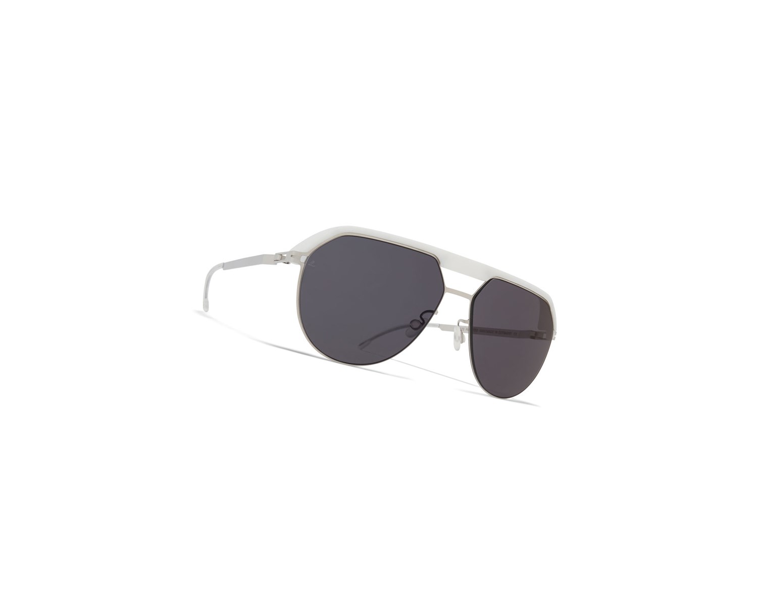 Lentes De Sol Mykita Leica Ml02 Plateados Negros | 80324-ZAJO