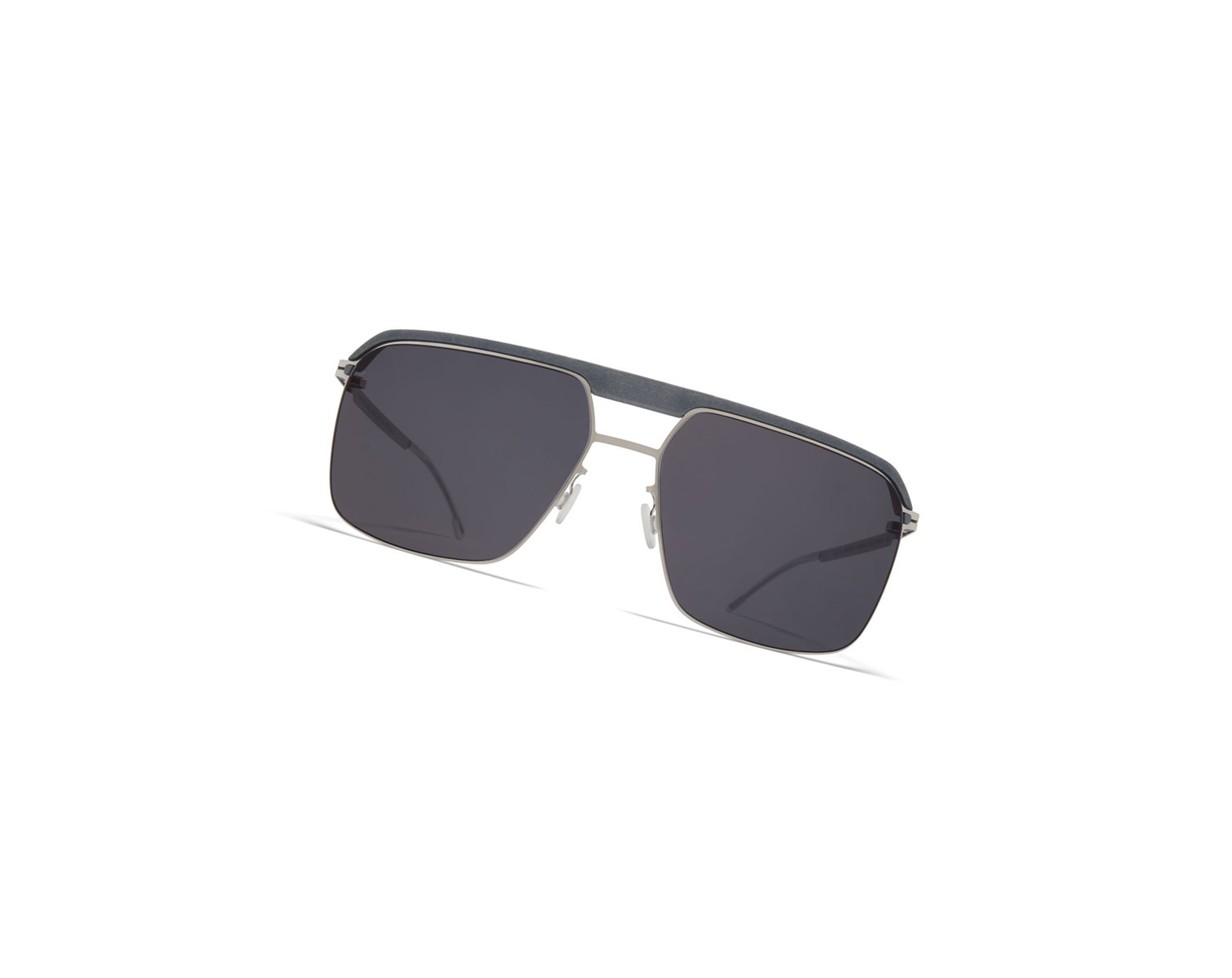 Lentes De Sol Mykita Leica Ml03 Plateados Negros | 03695-XGTU
