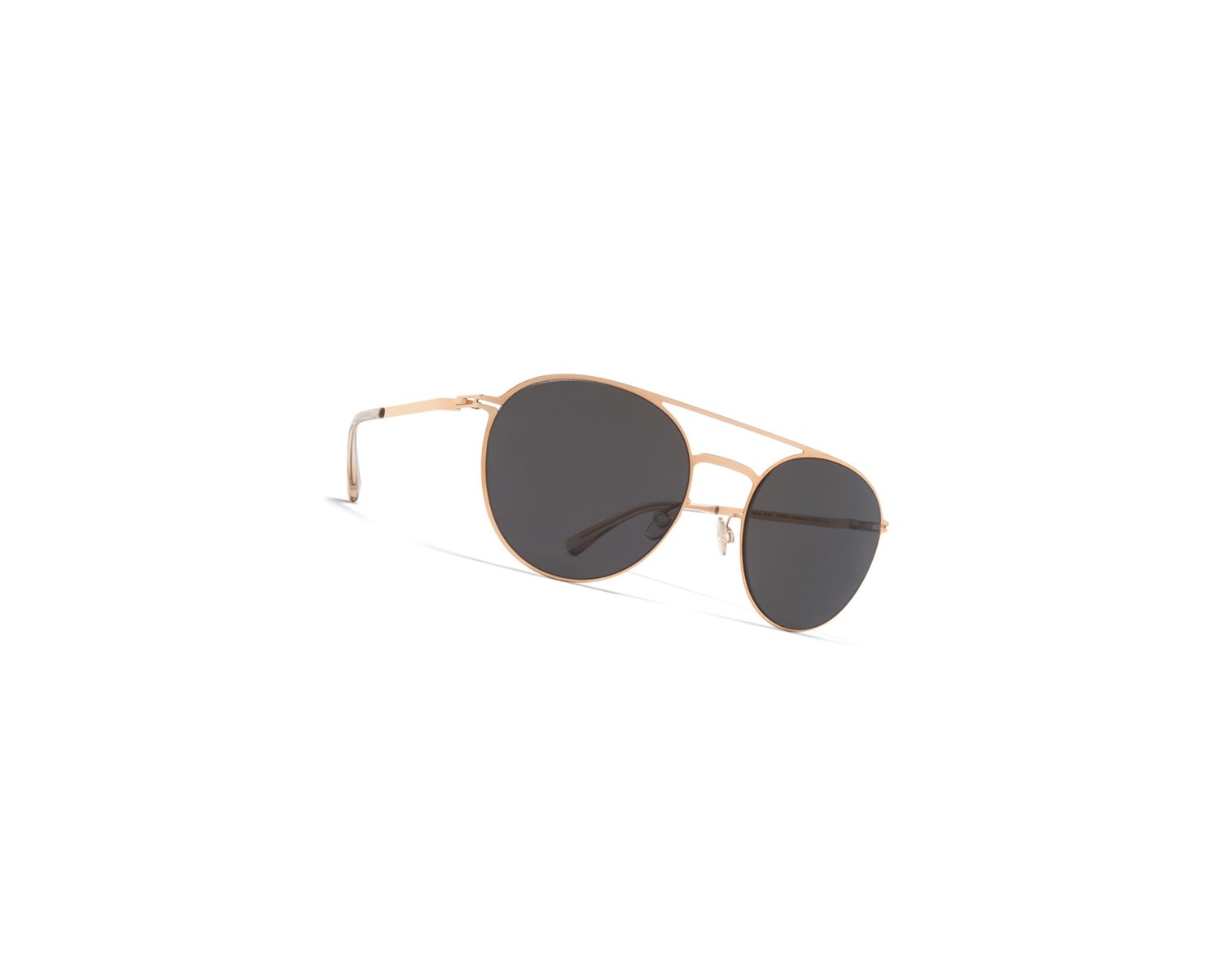Lentes De Sol Mykita Lite Acetate Julian Dorados Grises Oscuro | 40235-HOLZ