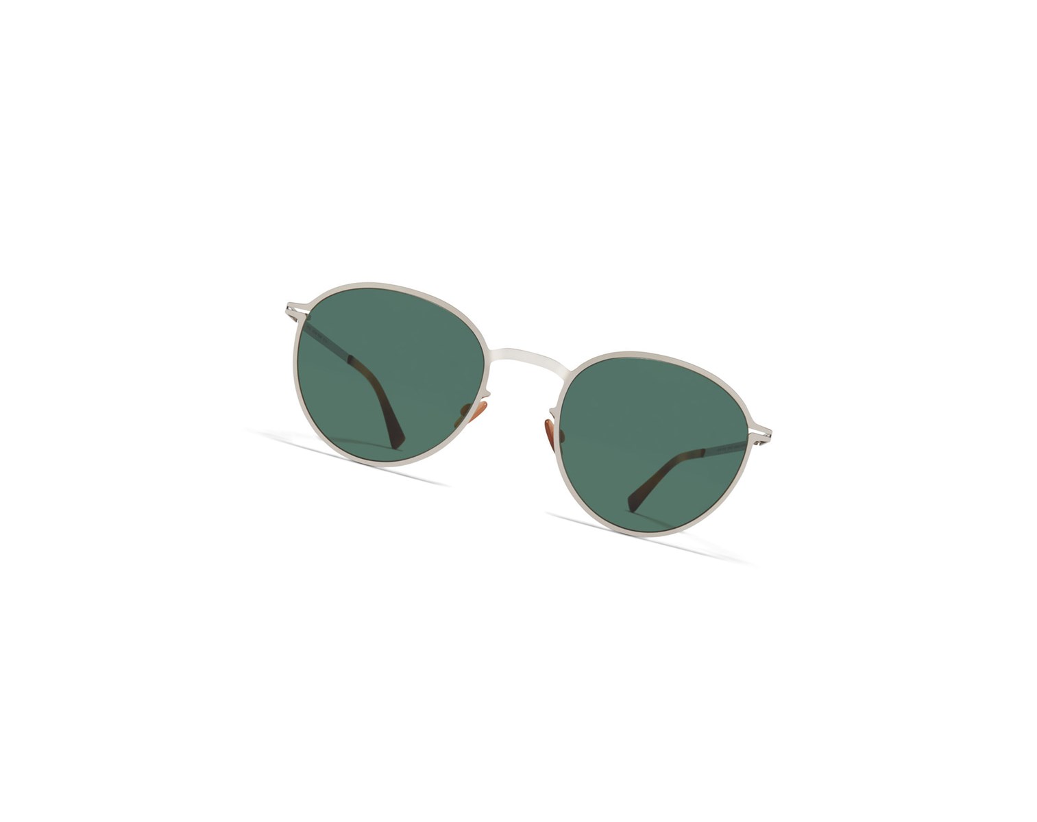 Lentes De Sol Mykita Lite Acetate Kasimir Plateados Verdes Oscuro | 12836-AUEZ