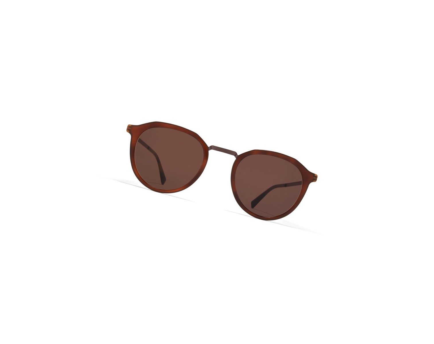 Lentes De Sol Mykita Lite Acetate Paulson Marrom | 58712-NICR