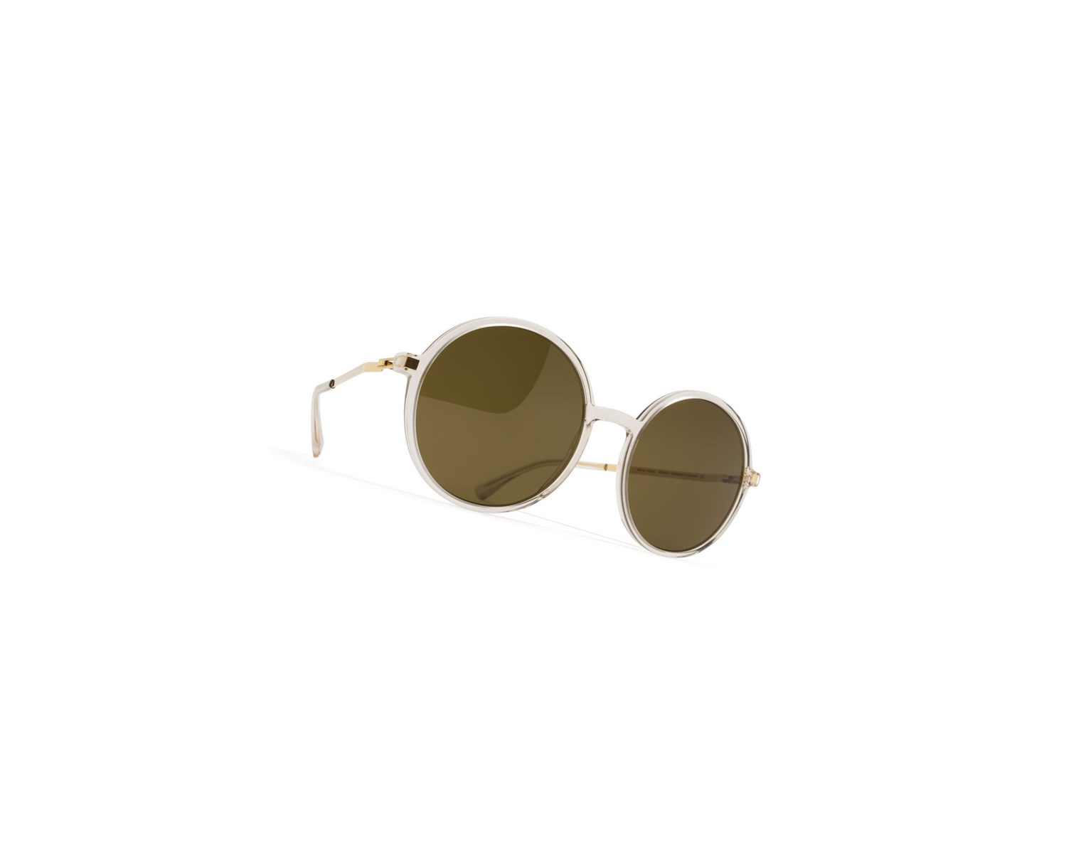 Lentes De Sol Mykita Lite Anana Dorados Marrom | 03476-NBRY