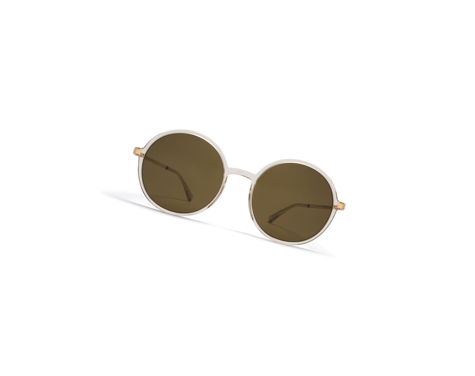 Lentes De Sol Mykita Lite Anana Dorados Marrom | 03476-NBRY