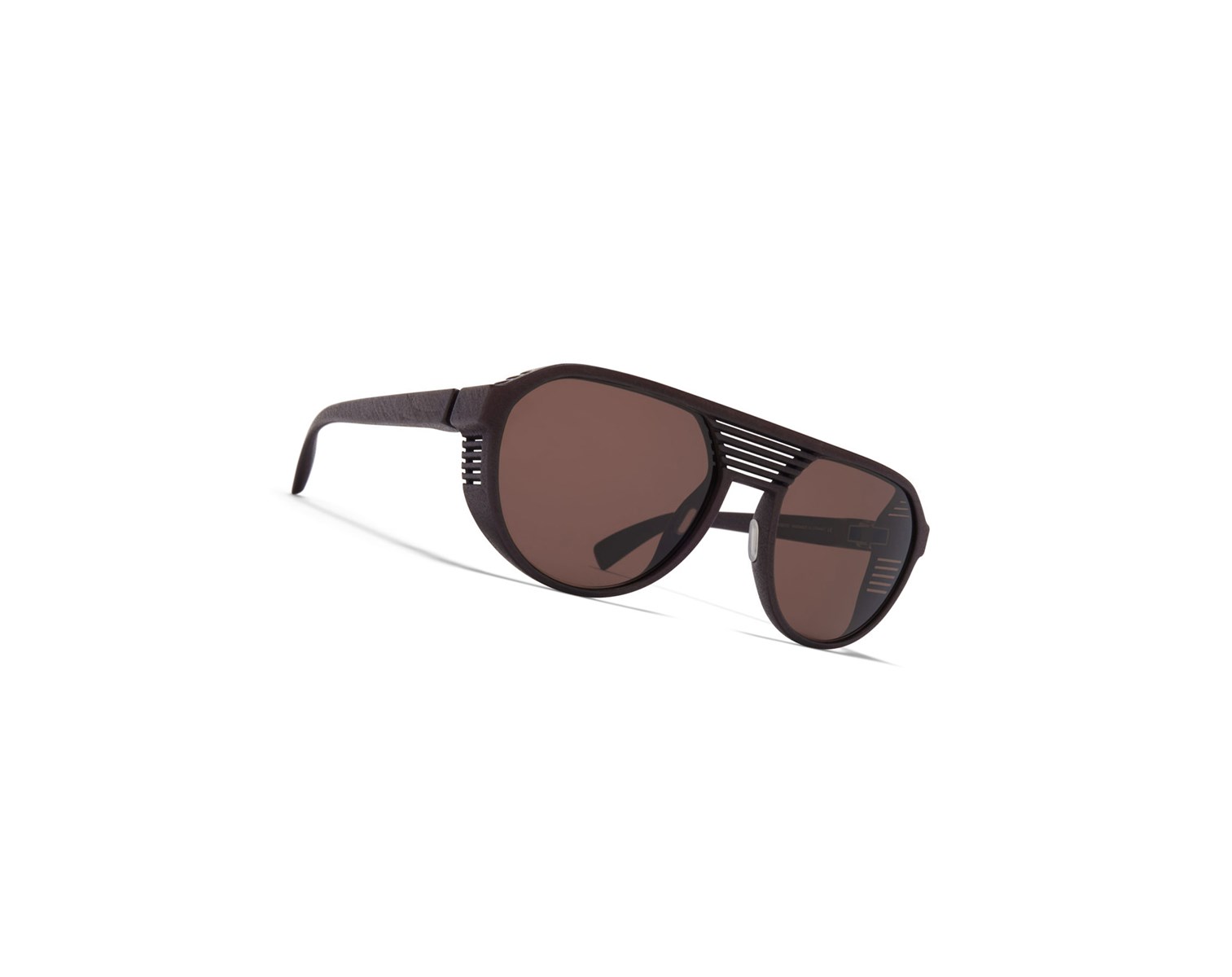 Lentes De Sol Mykita Mylon Peak Marrom Marrom | 46123-QUIL