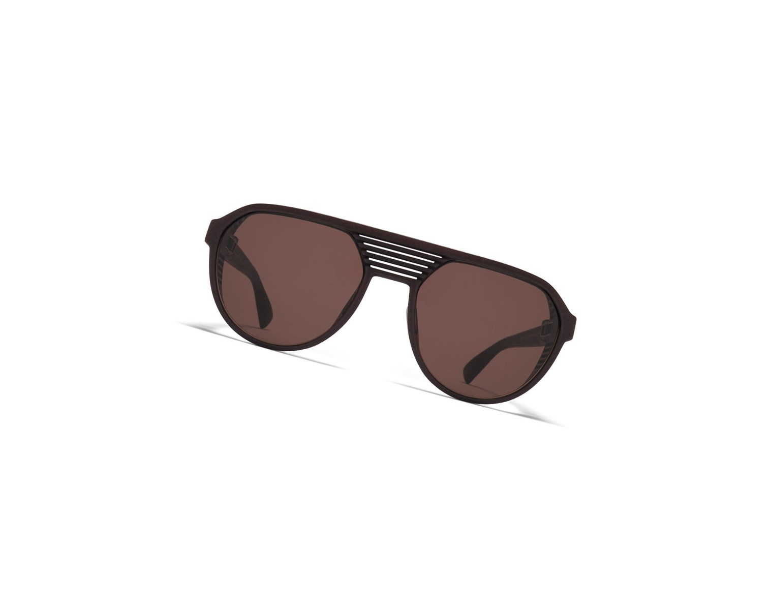 Lentes De Sol Mykita Mylon Peak Marrom Marrom | 46123-QUIL