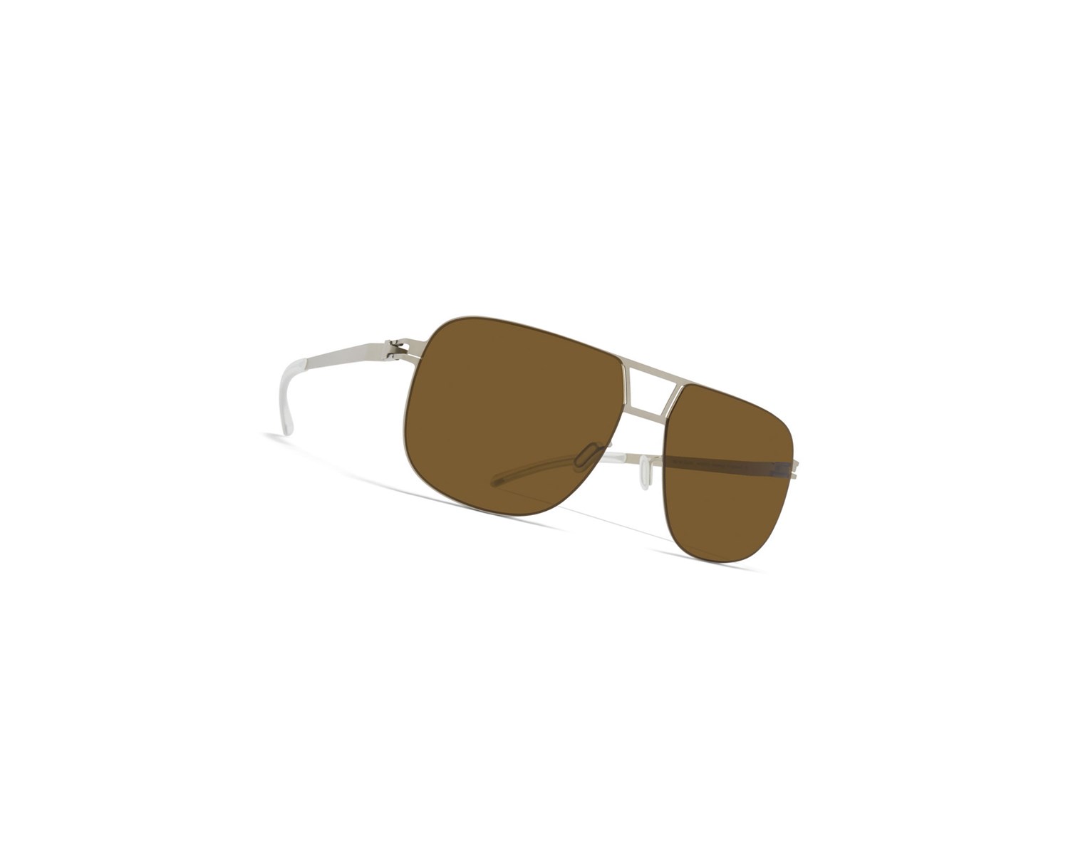 Lentes De Sol Mykita No1 Al Plateados Marrom | 50183-CFBM