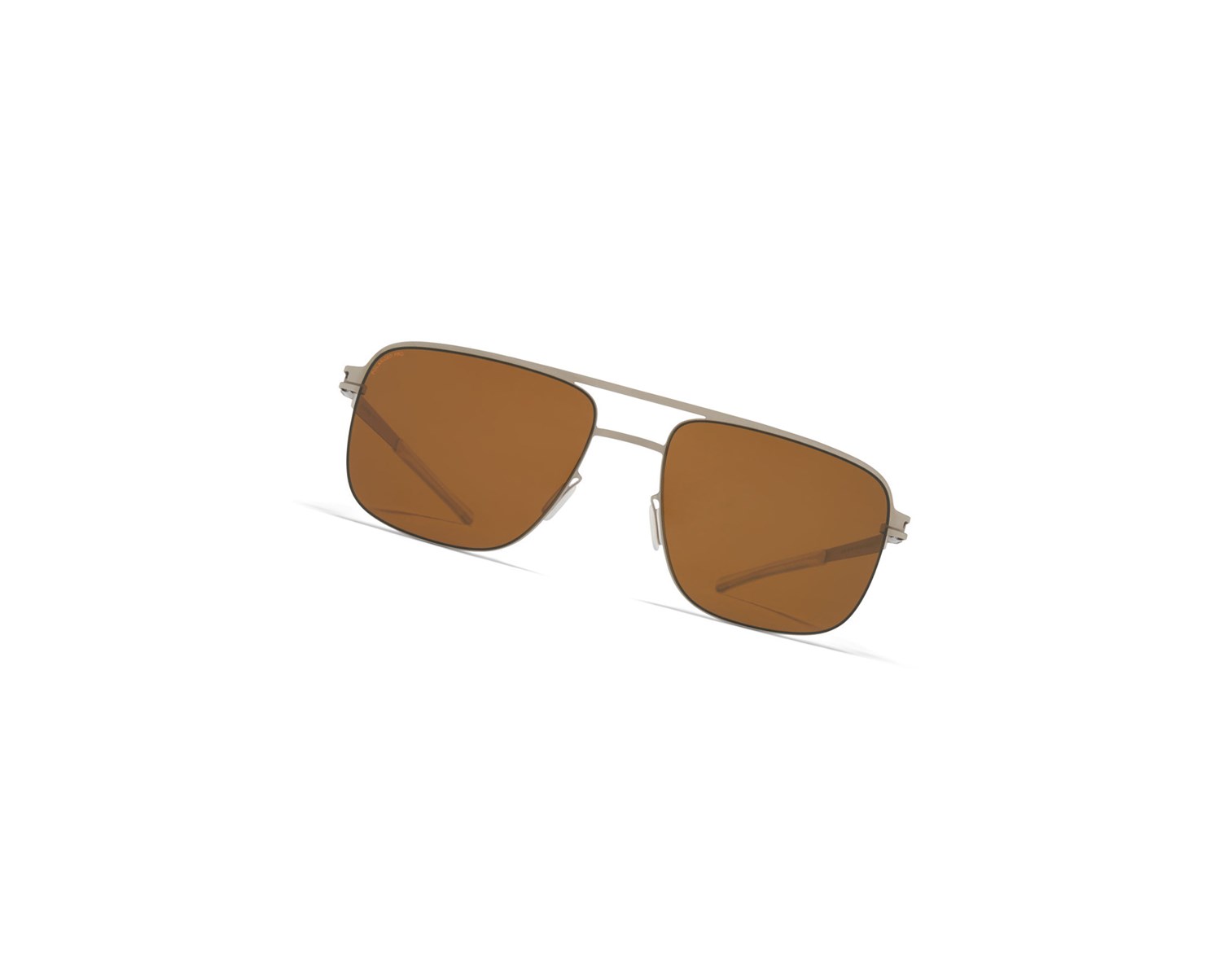 Lentes De Sol Mykita No1 Wilder Plateados Marrom | 20714-BGRS