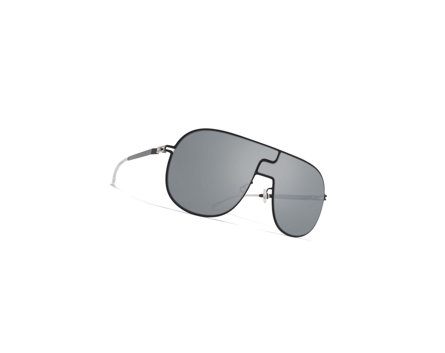 Lentes De Sol Mykita Studio Sun / Studio12.1 Negros Plateados | 78254-DMLK