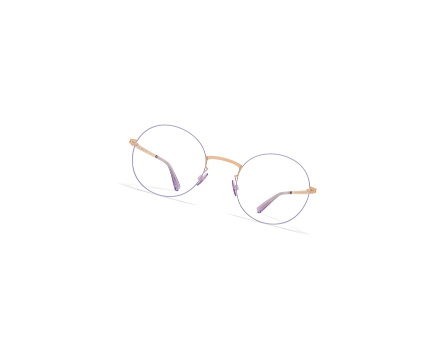 Glasses Mykita Lessrim Kayo Optical Frame Champagne Gold/Iris Lilac / Clear | 25314-AOLT