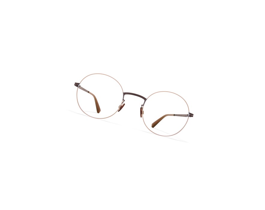 Glasses Mykita Lessrim Kayo Optical Frame Mocca/Safrane / Clear | 91385-AJXF