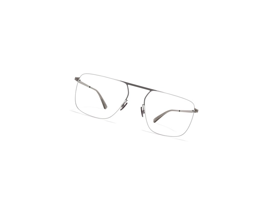 Glasses Mykita Lessrim Masao Optical Frame Silver/Shiny Graphite / Clear | 83741-CZJX