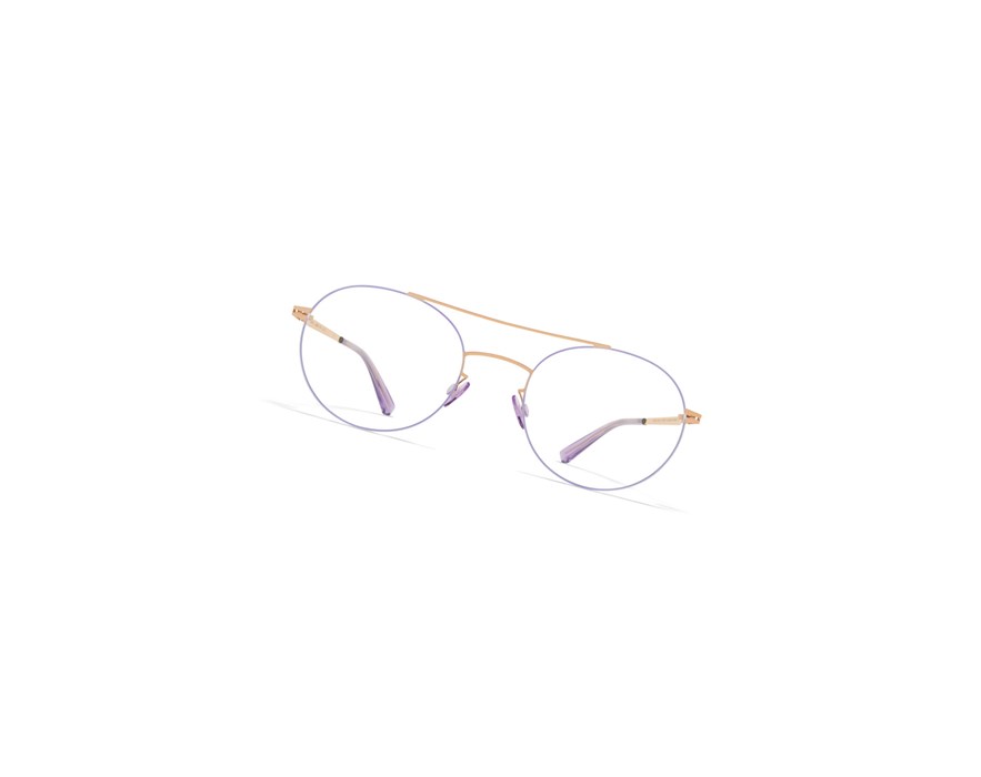 Glasses Mykita Lessrim Tomi Optical Frame Champagne Gold/Iris Lilac / Clear | 35027-UPKY