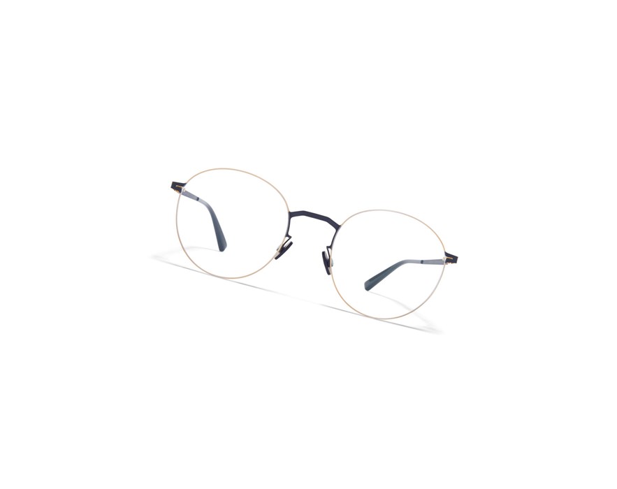 Glasses Mykita Lessrim Tomomi Optical Frame Gold/Indigo / Clear | 06327-XYBP