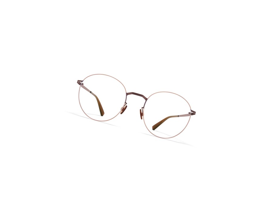 Glasses Mykita Lessrim Tomomi Optical Frame Mocca/Safrane / Clear | 08321-EXTW