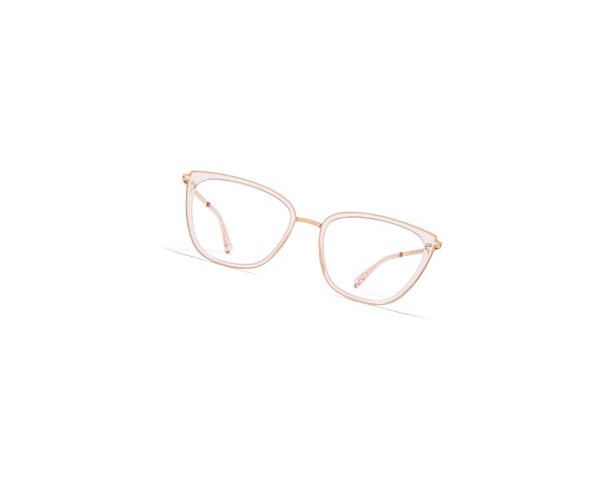 Glasses Mykita Lite Acetate Aili Optical Frame A27 Champagne Gold/Rose Water / Clear | 35698-BVWH