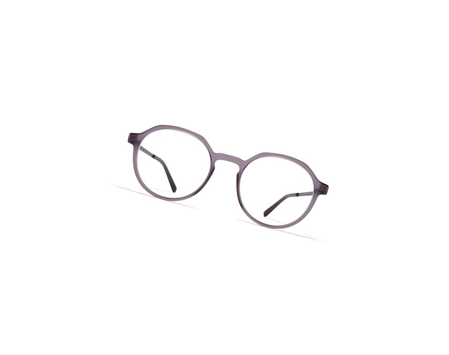 Glasses Mykita Lite Acetate Bikki Optical Frame C93 Matte Smoke/Blackberry / Clear | 67359-ELPH