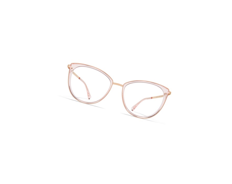 Glasses Mykita Lite Acetate Gunda Optical Frame A27 Champagne Gold/Rose Water / Clear | 09136-OLQC