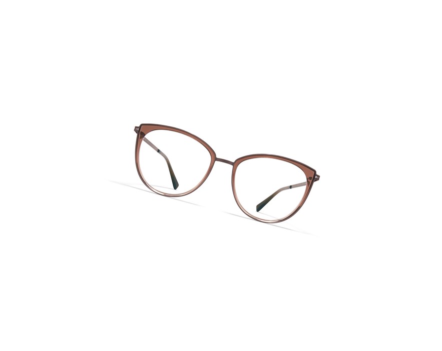 Glasses Mykita Lite Acetate Gunda Optical Frame A64 Mocca/Brown Gradient / Clear | 97285-BVUS