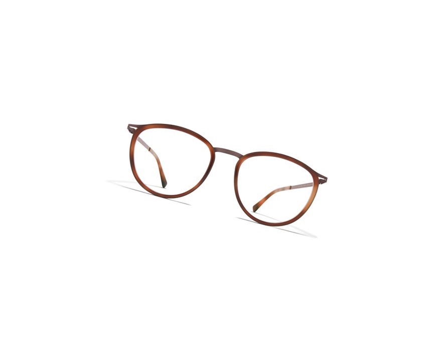 Glasses Mykita Lite Acetate Hansen Optical Frame A47 Mocca/Zanzibar / Clear | 68504-UCAI