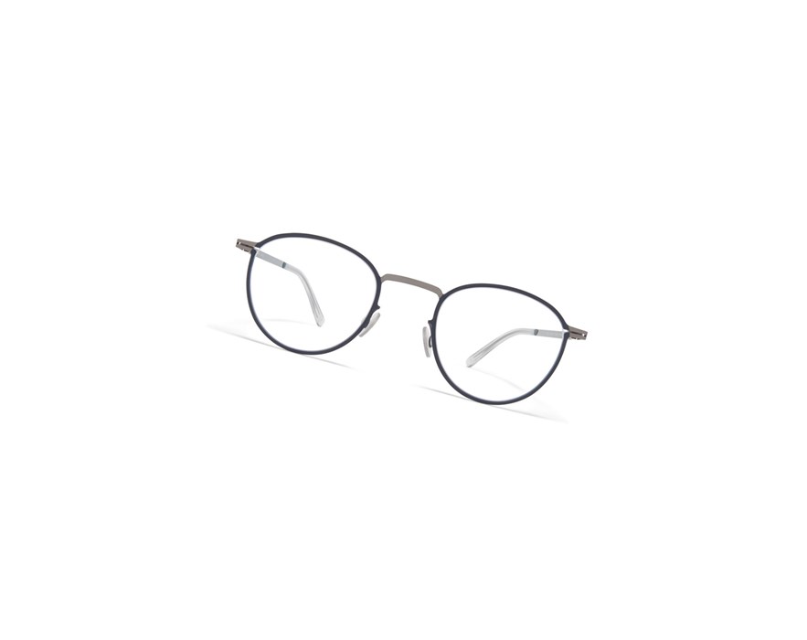 Glasses Mykita Lite Acetate Ismo Optical Frame Shiny Graphite/Indigo / Clear | 07516-KIDN
