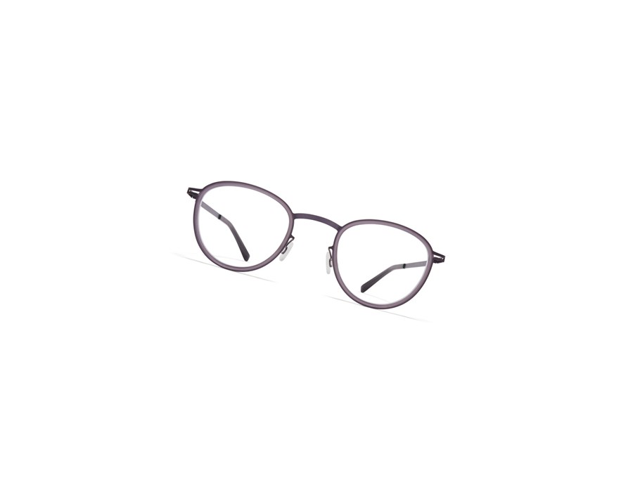 Glasses Mykita Lite Acetate Kirima Optical Frame A51 Blackberry/Matte Smoke / Clear | 65419-NQXI