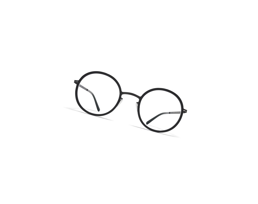Glasses Mykita Lite Acetate Lumi Optical Frame A6 Black/Black / Clear | 49672-FSBX