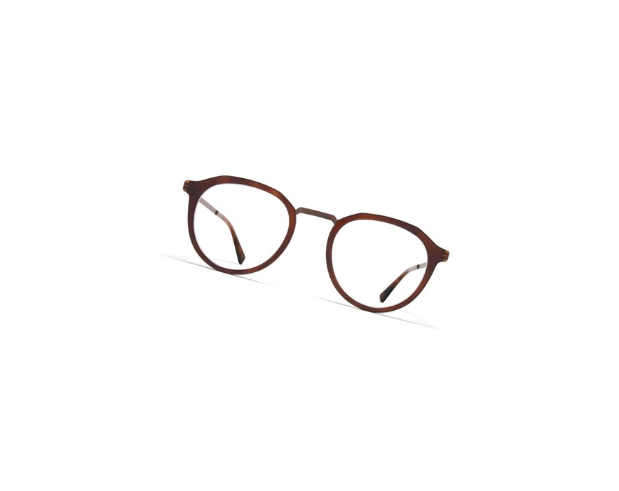 Glasses Mykita Lite Acetate Paulson Optical Frame A47 Mocca/Zanzibar / Clear | 16082-EHBR