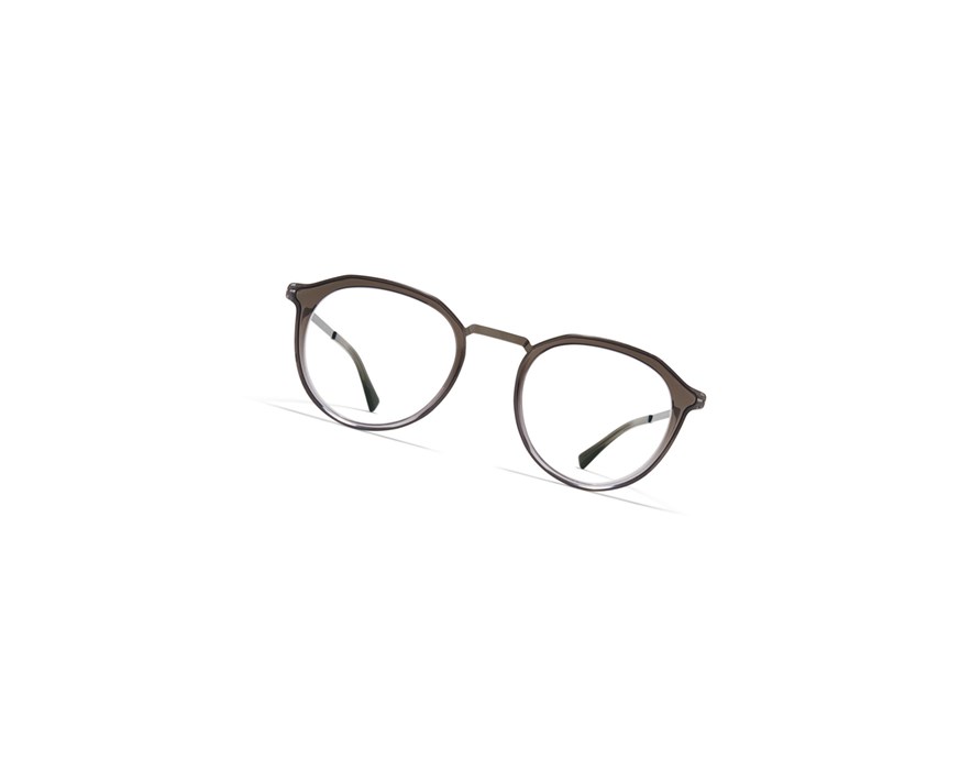Glasses Mykita Lite Acetate Paulson Optical Frame A54 Shiny Graphite/Grey Gradie / Clear | 32547-IVJC